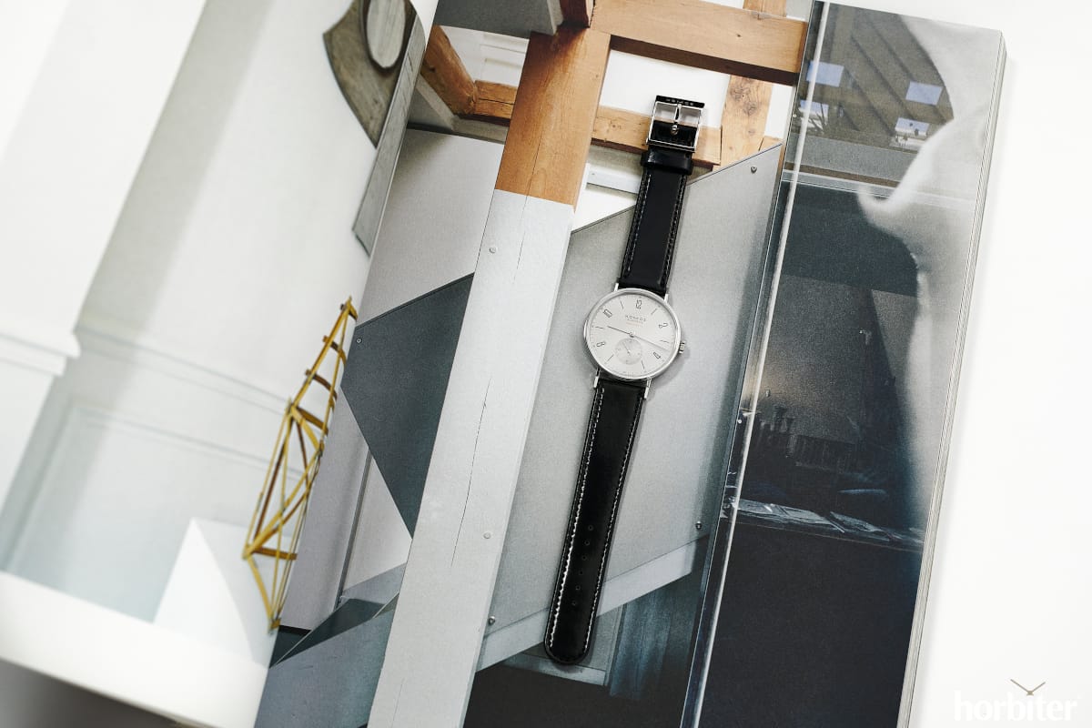 nomos tangente neomatik platinum grey 1