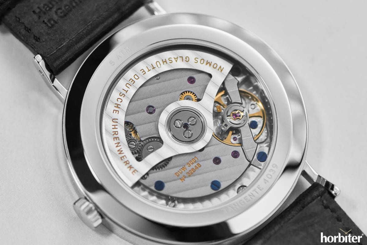 nomos tangente neomatik platinum grey 7