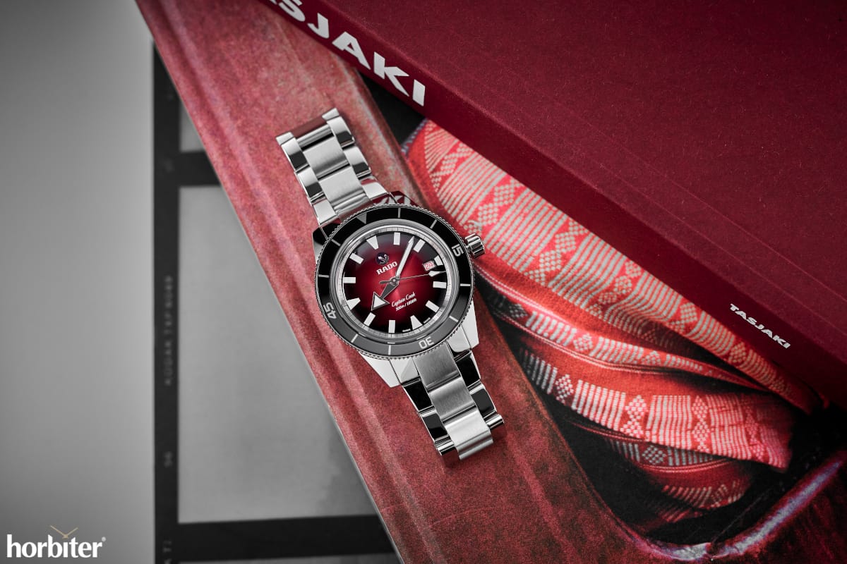 rado captain cook rosso sfumato R32105353