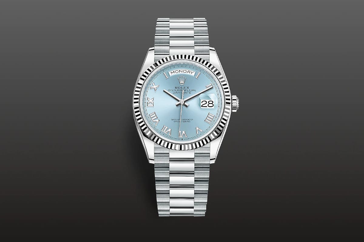 rolex day-date 36 platinum ref 128236