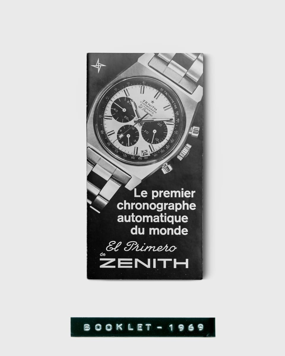 zenith el primero booklet 1969