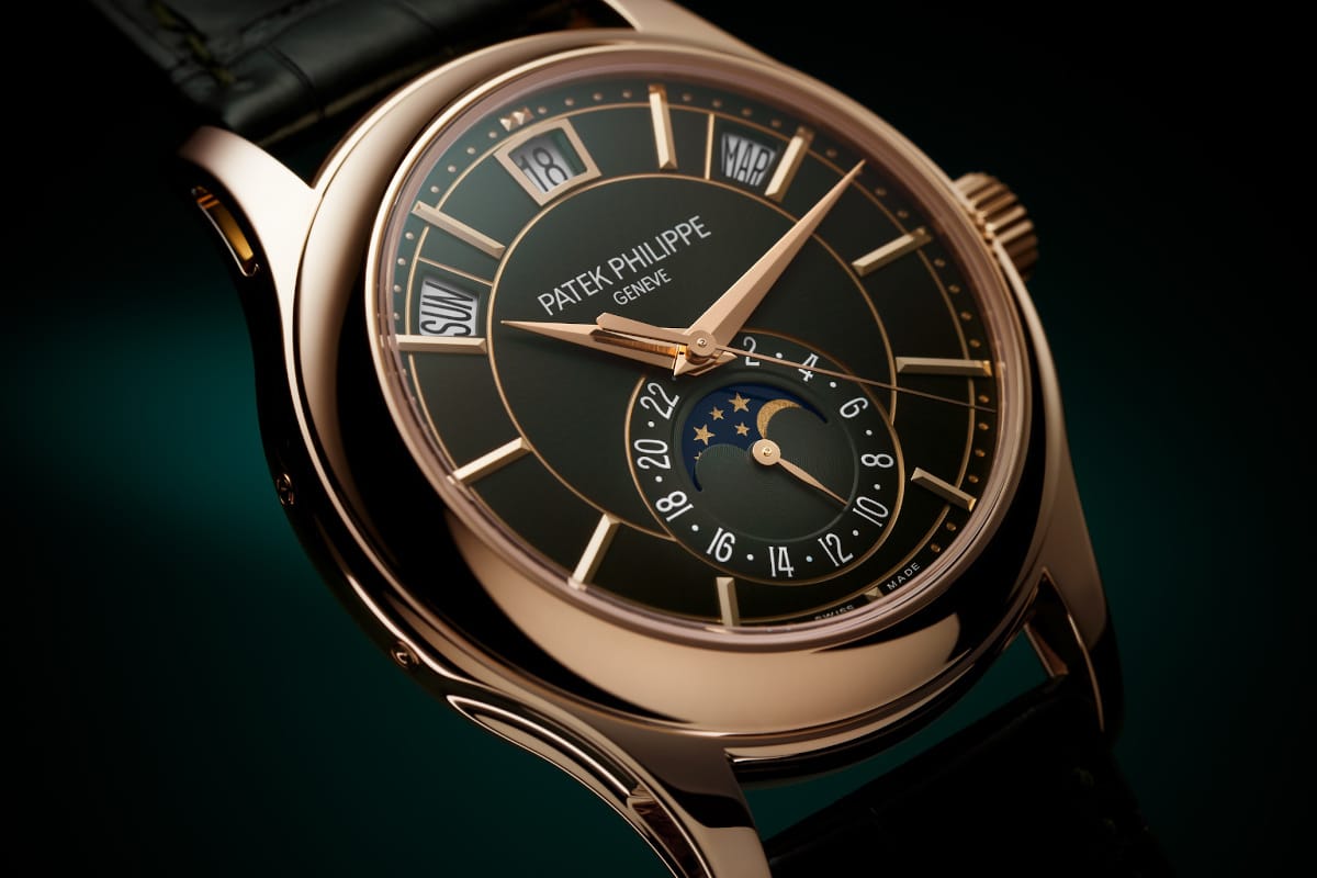 Patek Calendario Annuale 5205R verde oliva 3