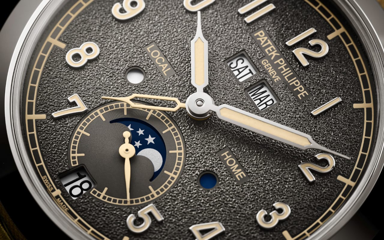 Patek Calendario Annuale Travel Time Ref 5326G-001 tre