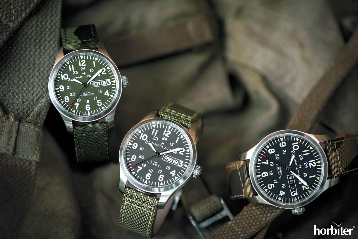 hamilton khaki field day date 42 mm collection