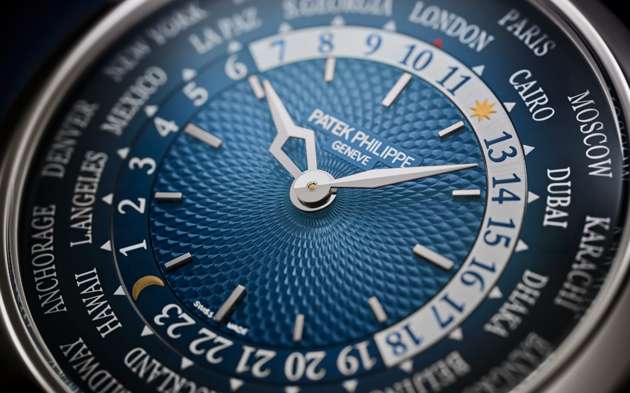 patek ora universale 5230P-001 quadrante guilloche circolare