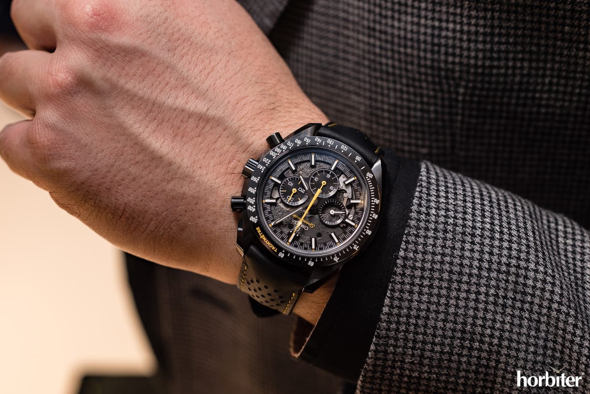 Omega Speedmaster Moonwatch-Chronograph Dark Side of the Moon Apollo 8