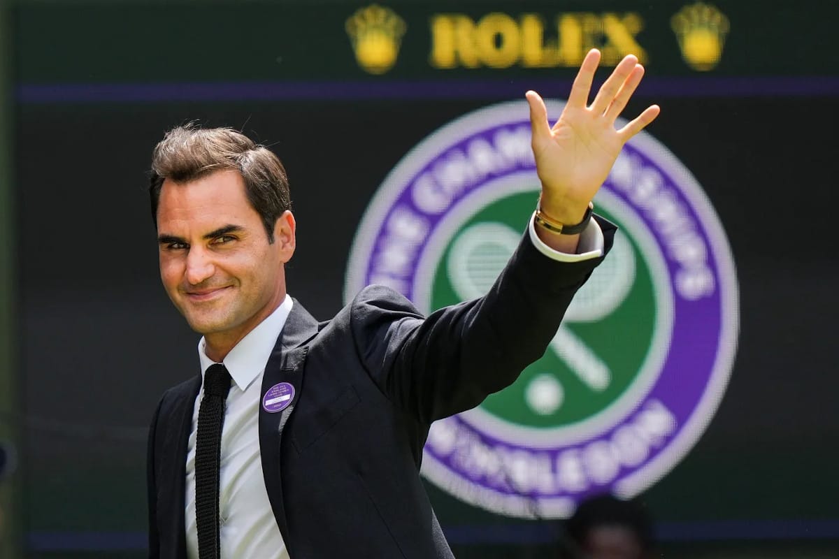 Federer Wimbledon 2022 rolex daytona