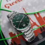mido commander big date green dial 1