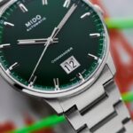 mido commander big date green dial 2
