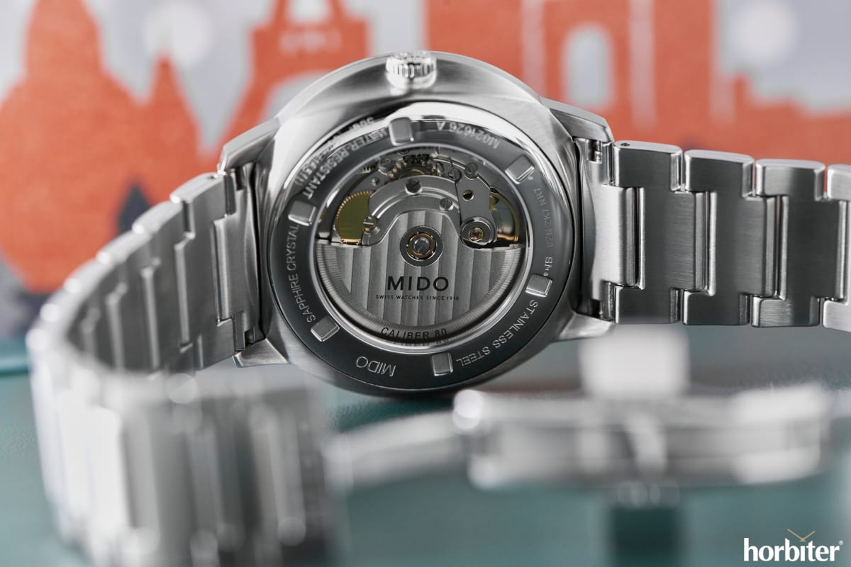 mido commander big date quadrante verde 8