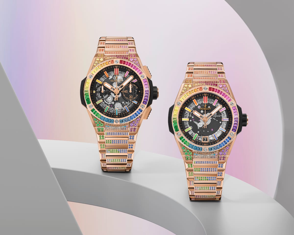 Hublot Big Bang Integrated King Gold Rainbow