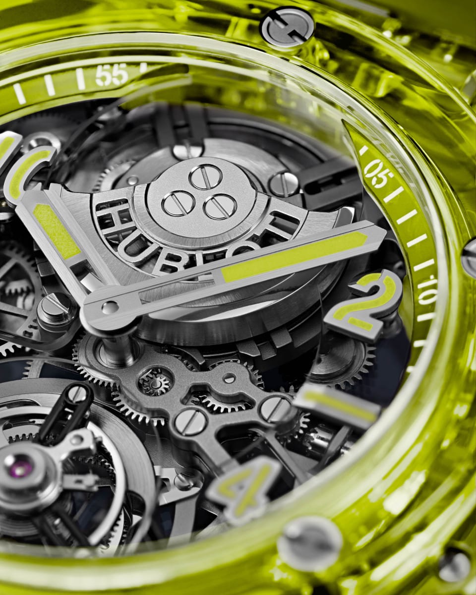 Hublot Big Bang Tourbillon Yellow Neon Saxem 1