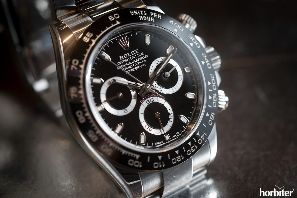 rolex daytona acciaio cerachrom 116500ln due