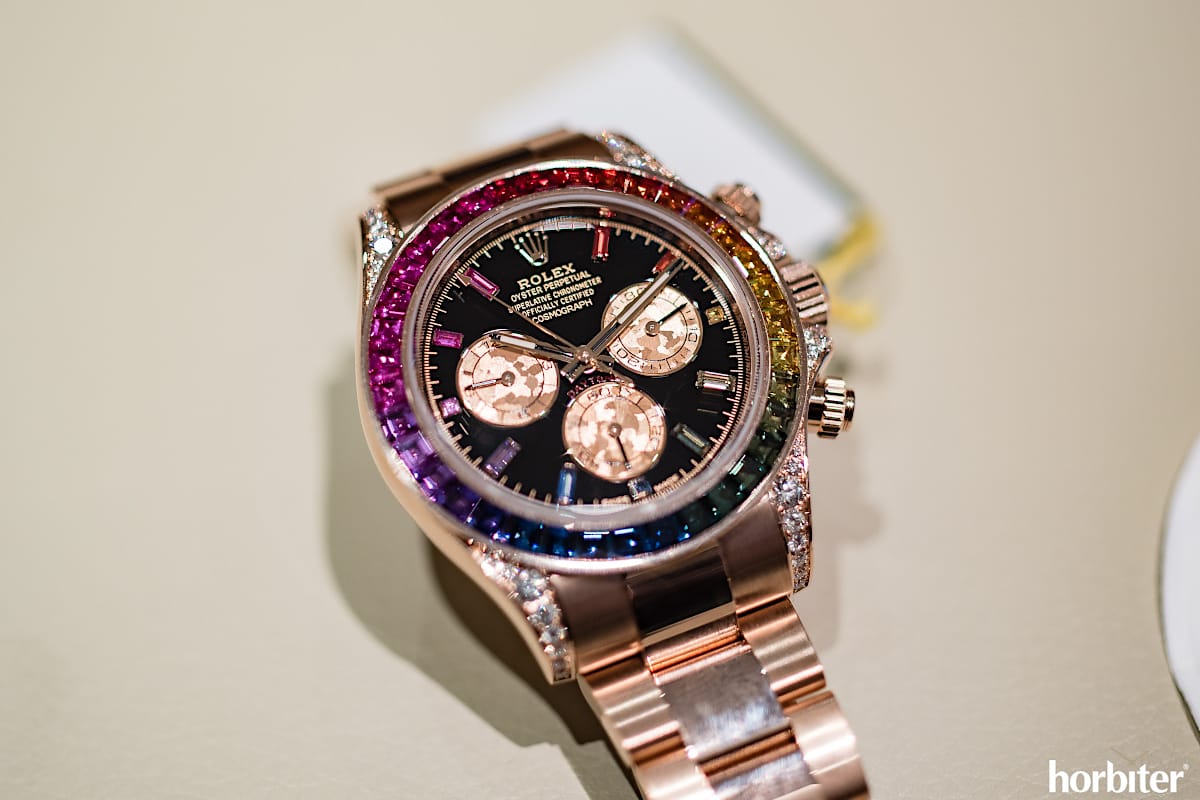 rolex daytona rainbow 116595rbow