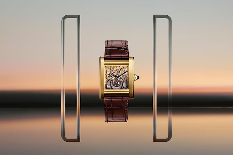 cartier tank normale skeleton 1
