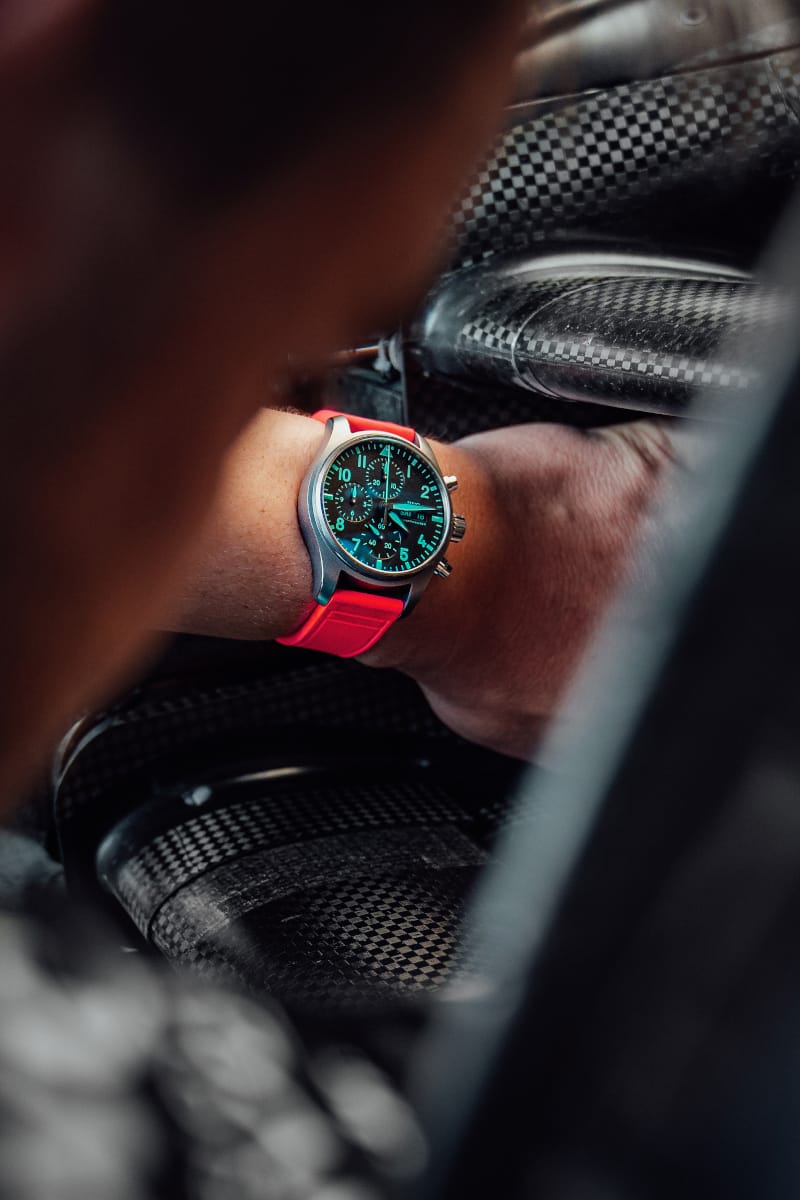 iwc pilots watch miami pink 2