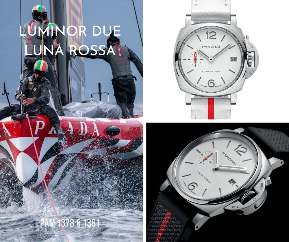 Panerai Luminor Luna Rossa PAM 1378 e PAM 1381