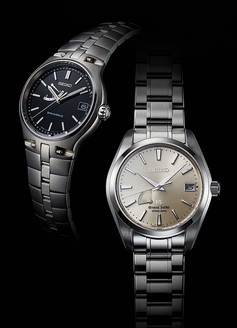 first seiko spring drive and grand seiko spring drive