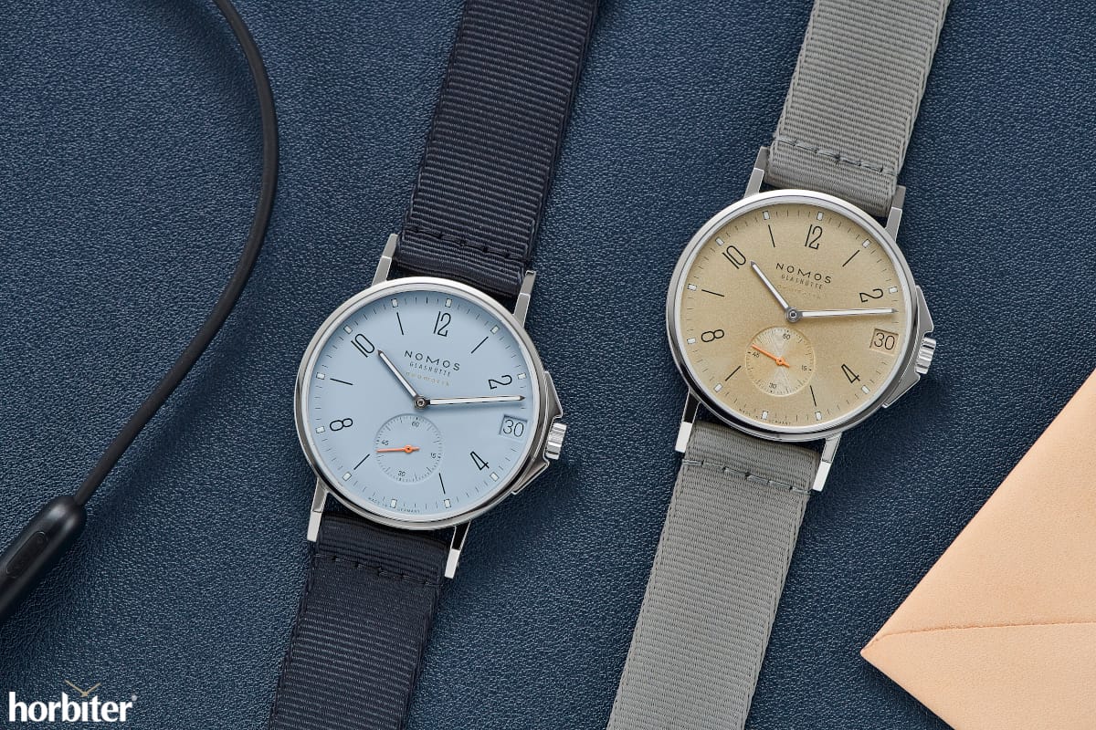 Nomos Glashütte Ahoi neomatik 38 Datario Cielo e Sabbia 7