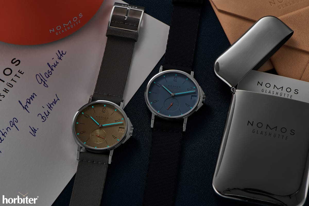 Nomos Glashütte Ahoi neomatik 38 Datario Cielo e Sabbia 8