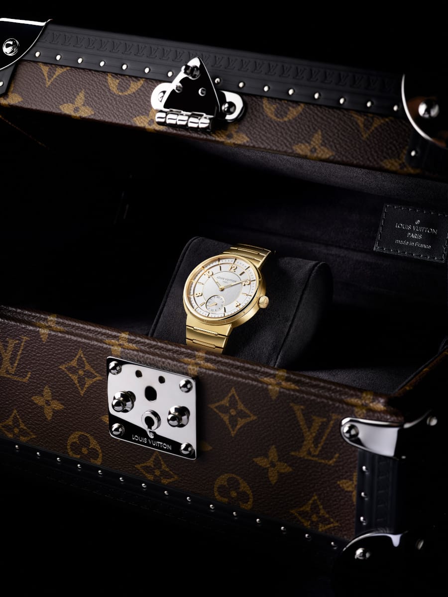 louis vuitton tambour oro giallo