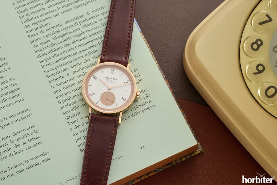 nomos tangente oro rosa neomatik 175 years watchmaking glashutte 1