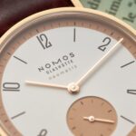 nomos tangente oro rosa neomatik 175 years watchmaking glashutte 7
