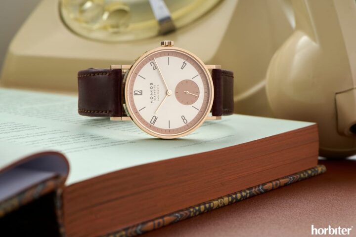 nomos tangente oro rosa neomatik 175 years watchmaking glashutte 9