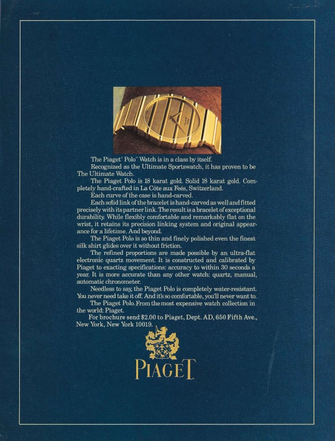 piaget polo 1979