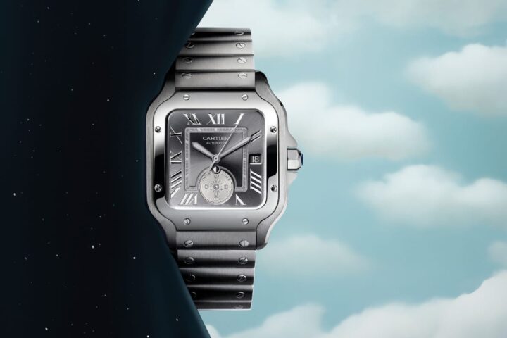 Cartier Santos de Cartier Dual Time top