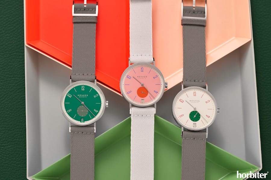 nomos tangente 38 datario 175 anniversario glashutte 1