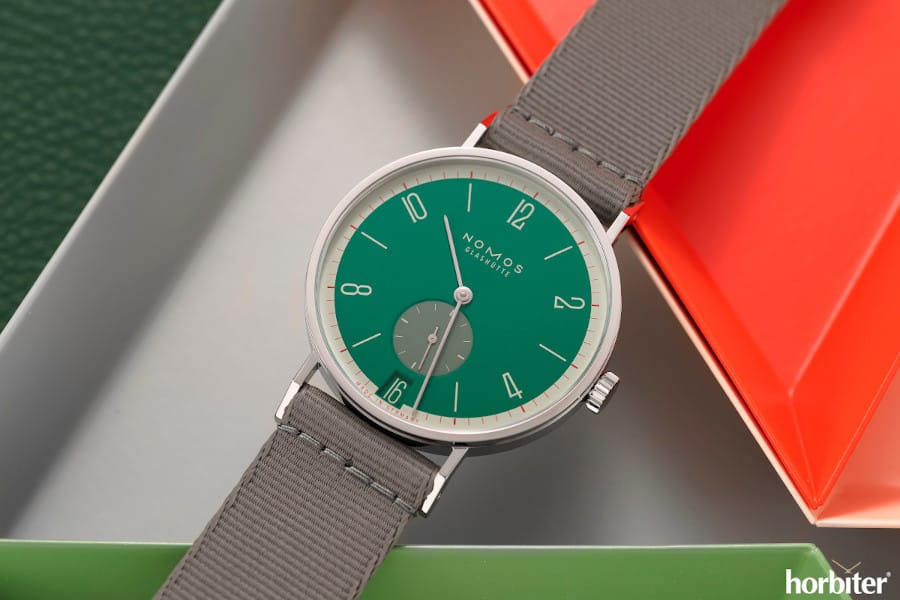 nomos tangente 38 schlossgrun