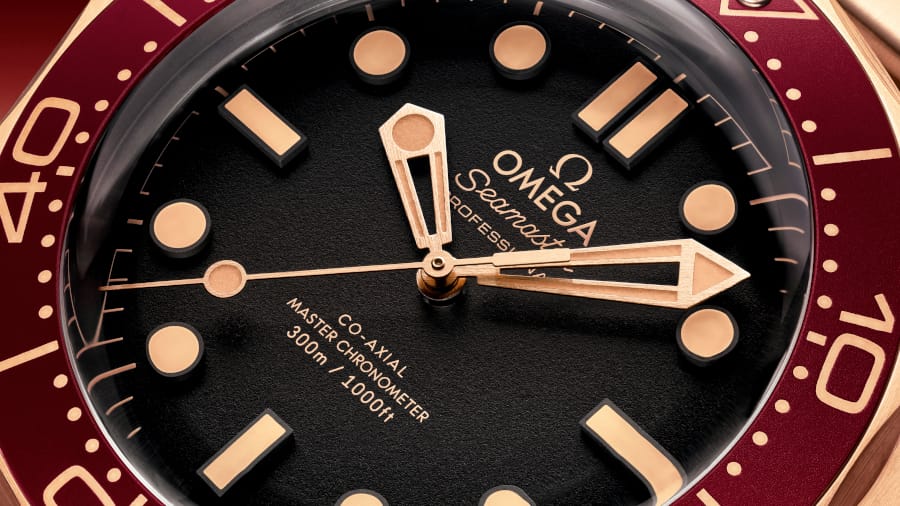 omega seamaster diver 300M Bronze Gold