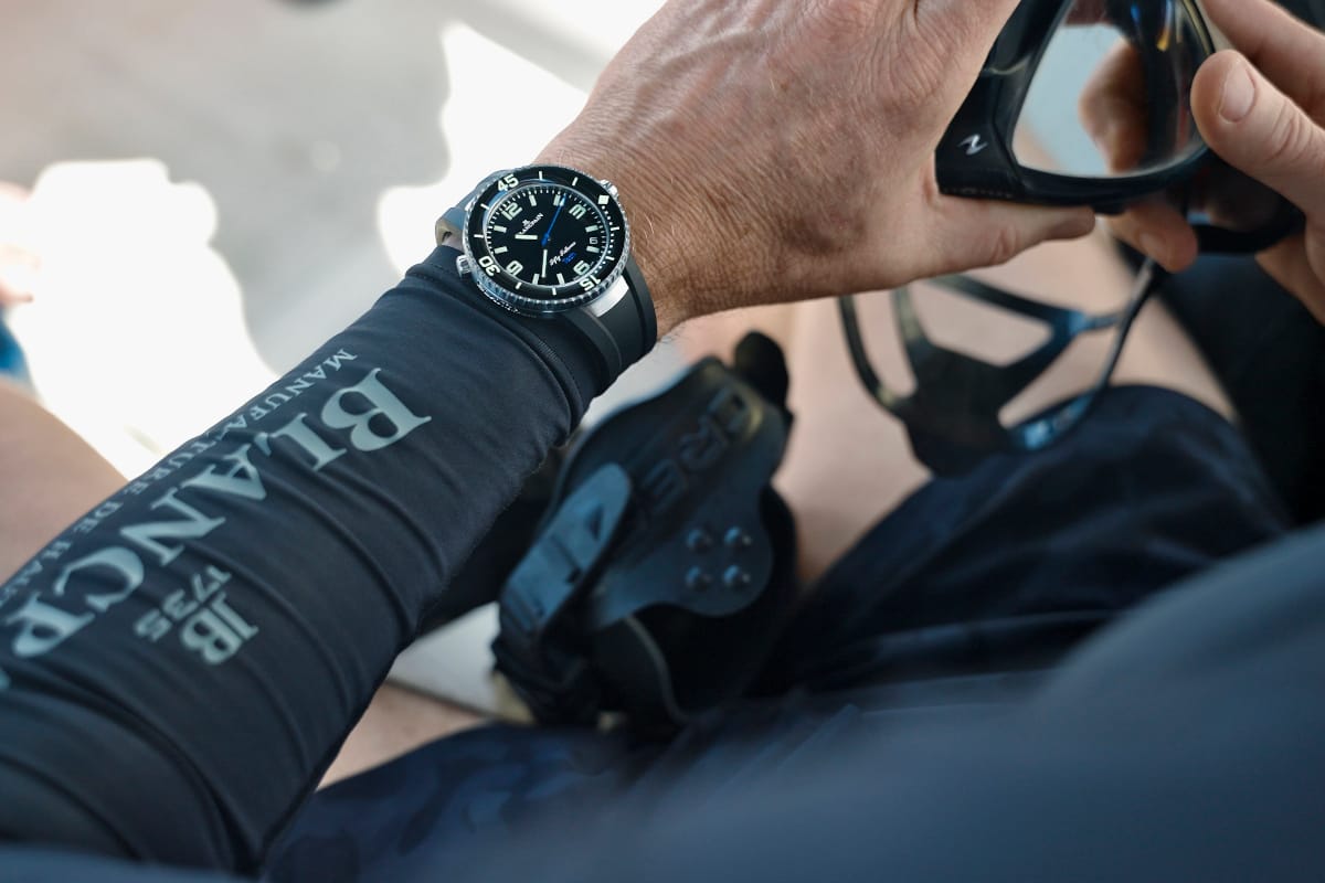 Blancpain Fifty Fathoms Tech Ocean Commitment IV top