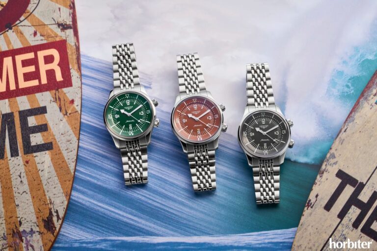 The Longines Legend Diver 39 watches hands on