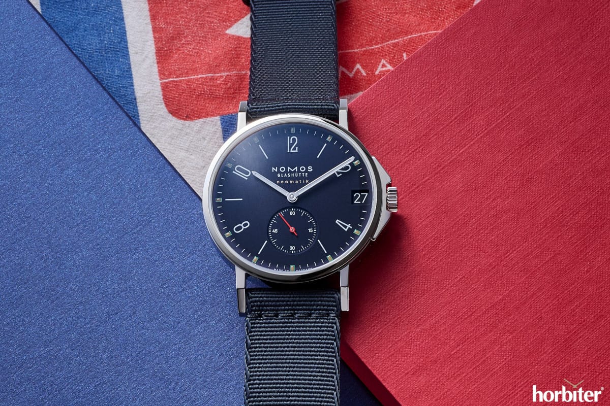 The NOMOS Ahoi neomatik 38 date Atlantic watch hands-on