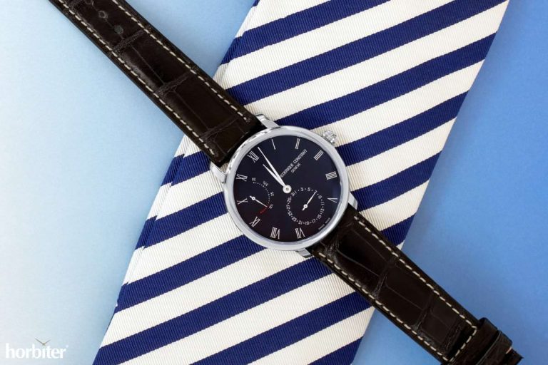 The Frederique Constant Manufacture Slimline Power Reserve watch hands-on