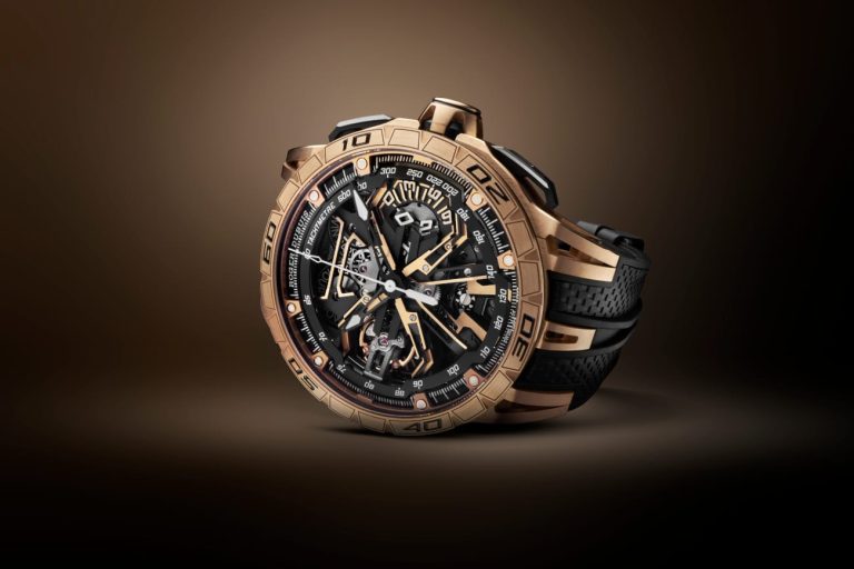 The Roger Dubuis Excalibur Spider Flyback Chronograph Rose Gold Titanium