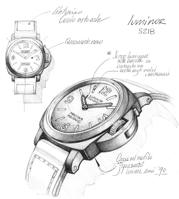 Panerai Luminor Marina Militare PAM 05218 sei