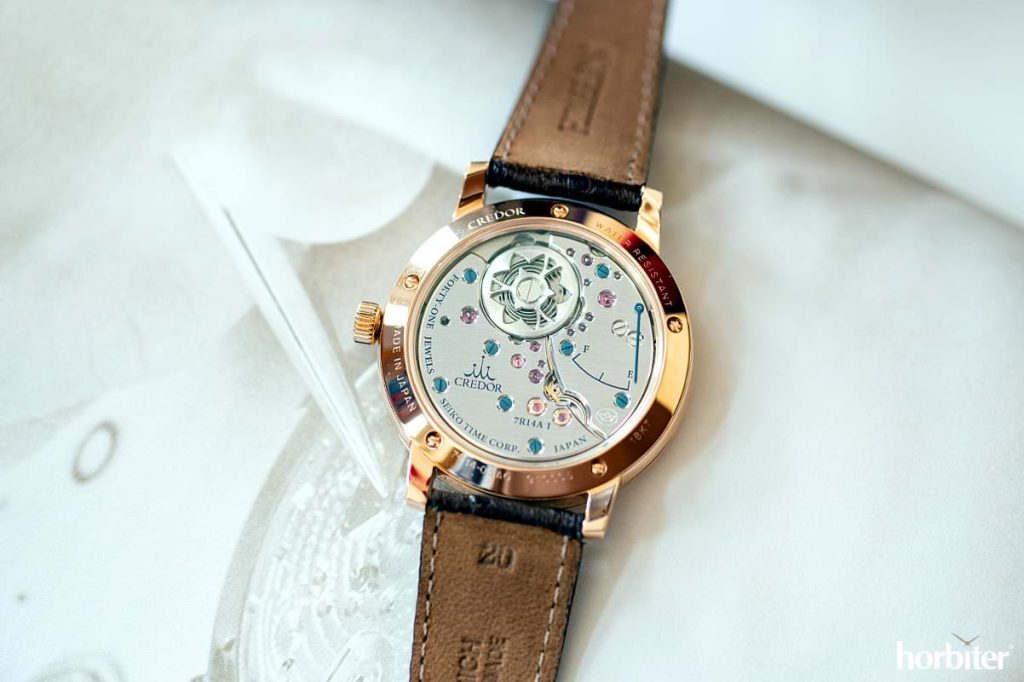 credor eichi II spring drive 18k rose gold gblt998 uno
