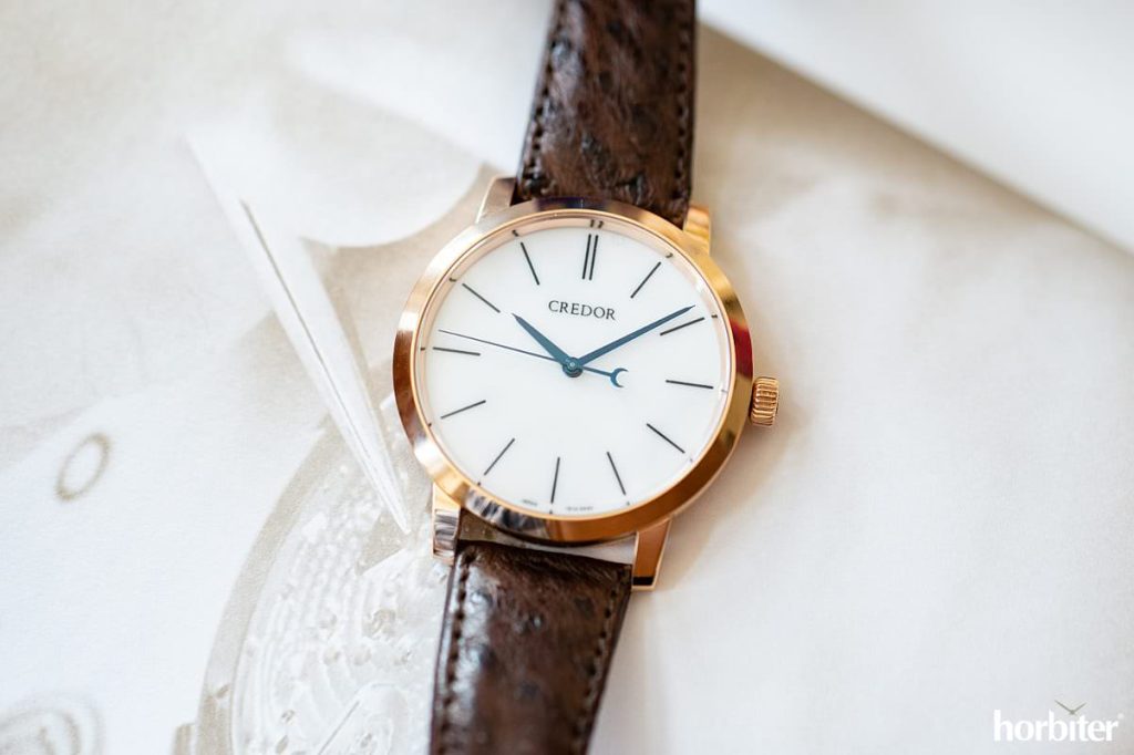 credor eichi II spring drive 18k rose gold gblt998