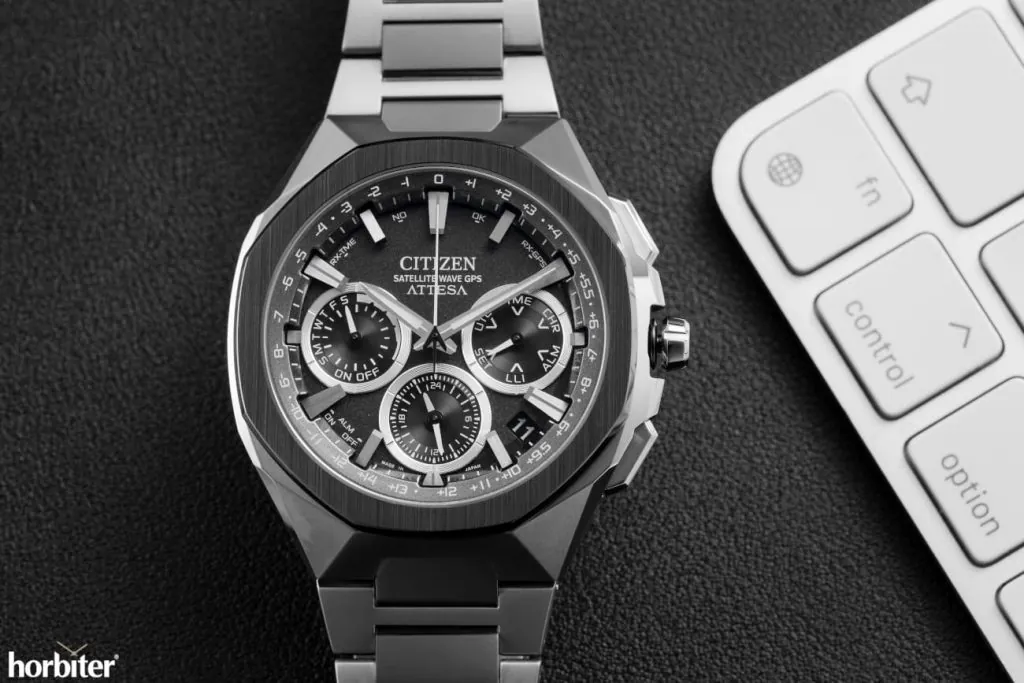 Citizen Attesa Satellite Wave GPS F950 lunetta ottagonale
