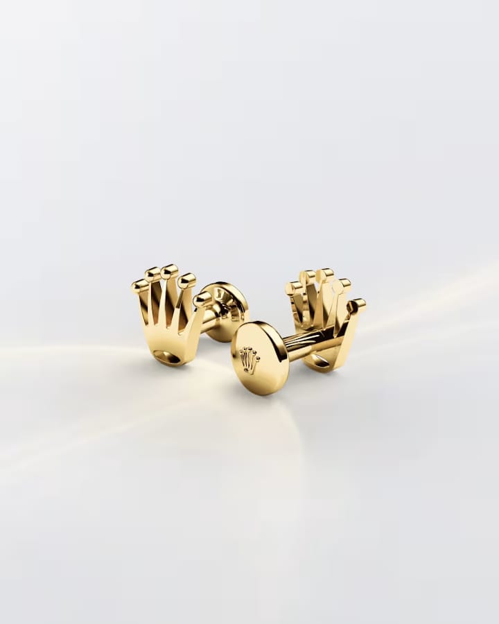 rolex crown cufflinks
