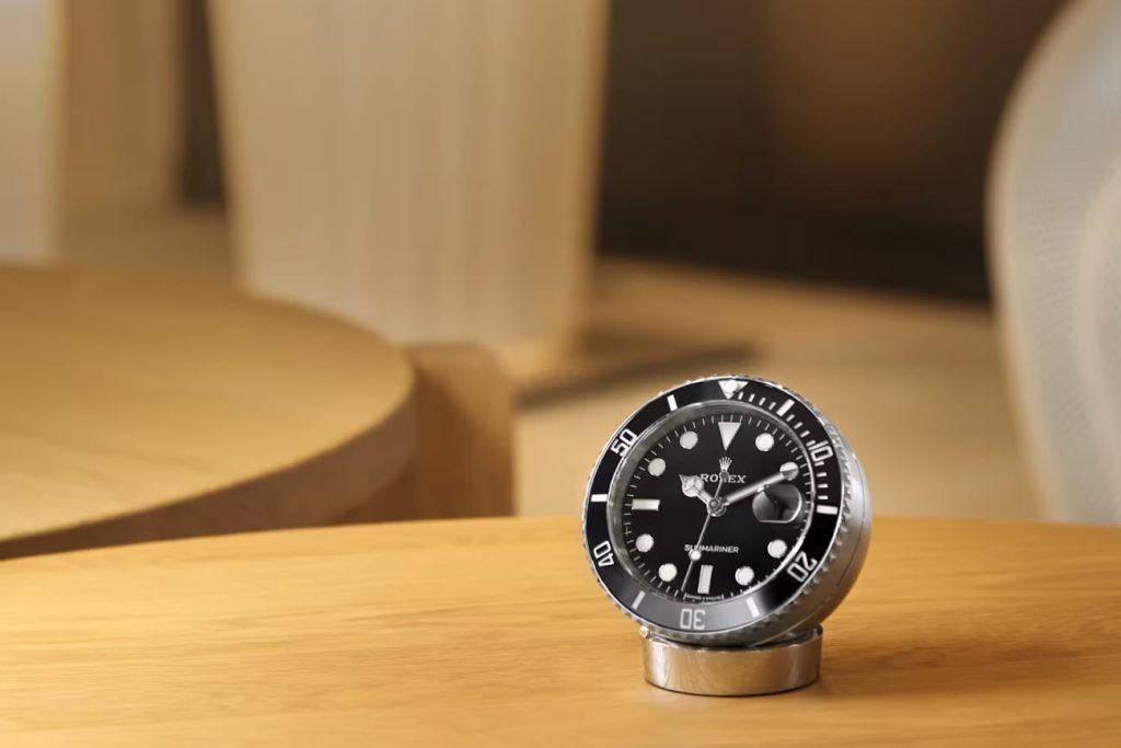 Accessori Rolex: ecco il Submariner da tavolo ed i gemelli in oro