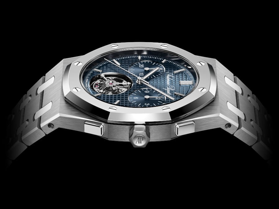 Audemars Piguet Royal Oak Jumbo Extra-Thin Self-winding Flying Tourbillon Chronograph RD#5 uno