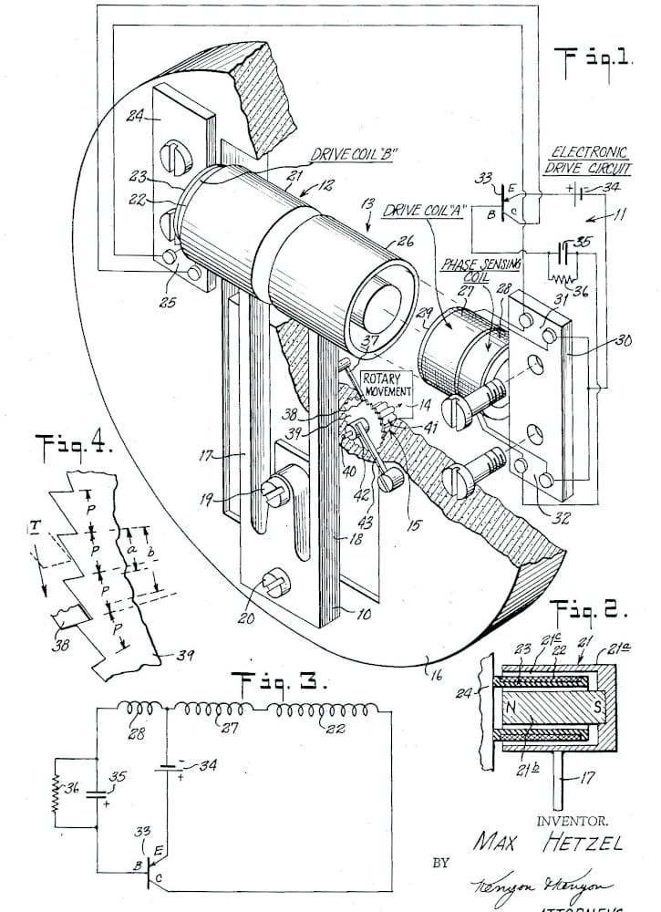 bulova accutron tuning fork drawing