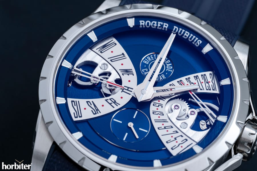 Roger Dubuis Excalibur Biretrograde Calendar Cosmic Blue new 1
