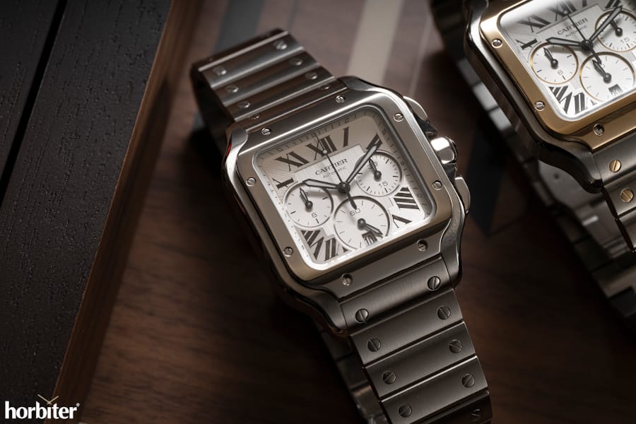 cartier santos chronograph 2026 uno