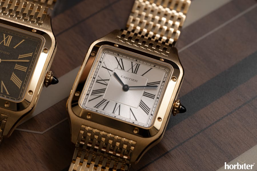cartier santos dumont oro bracciale maglia