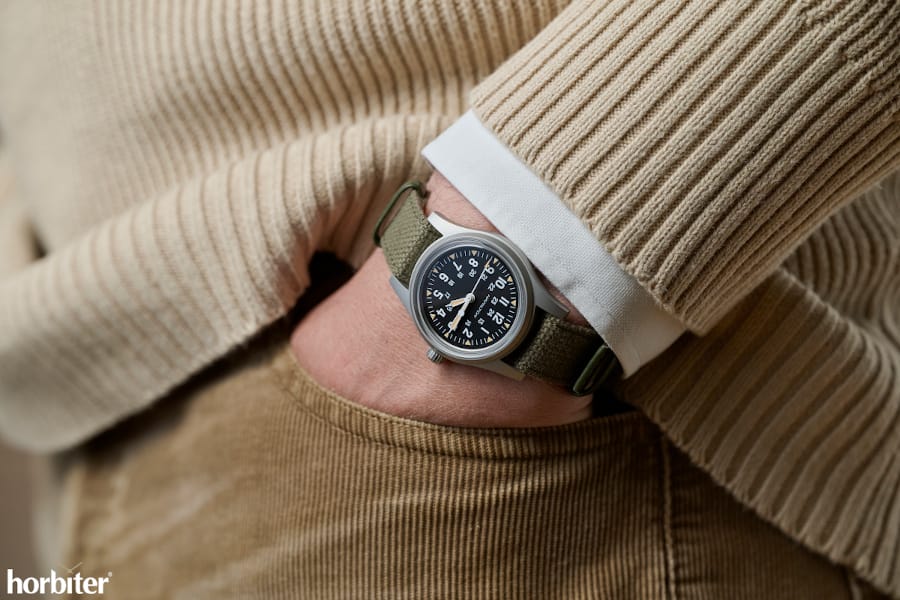 hamilton khaki field mechanical 36 due
